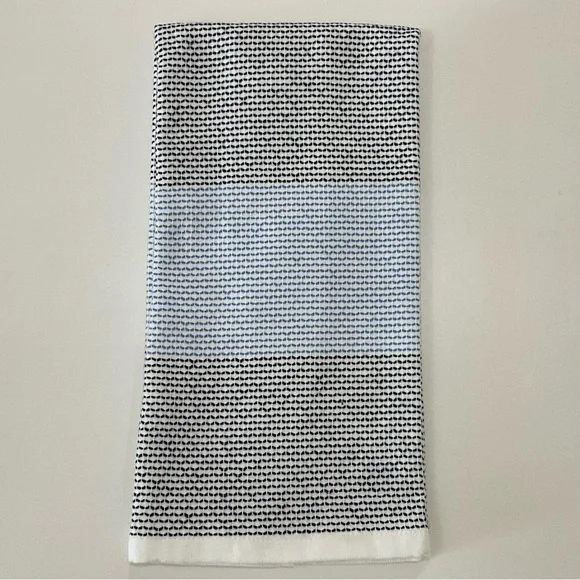 Kate Spade Waffle Knit Two-Tone Kitchen Towel NWOT