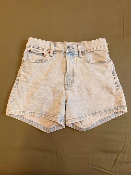 Abercrombie & Fitch Light Wash Denim Shorts