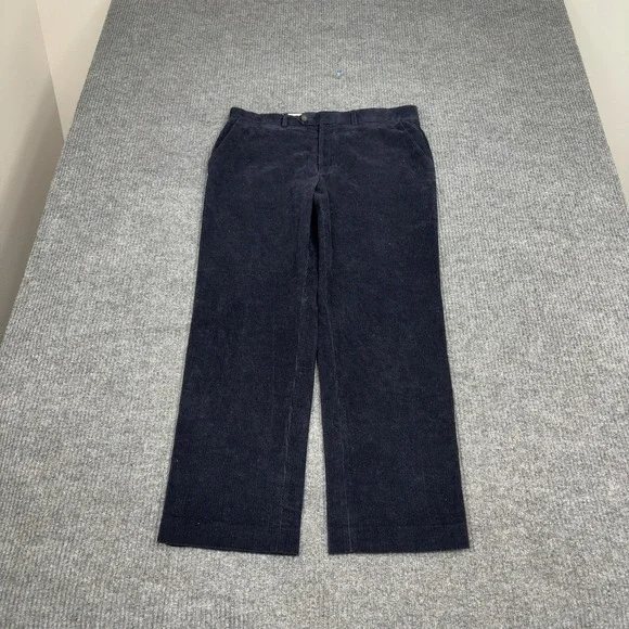Lauren Ralph Lauren Pants Men 34x29 Blue Cotton Corduroy Straight Leg Classic‎