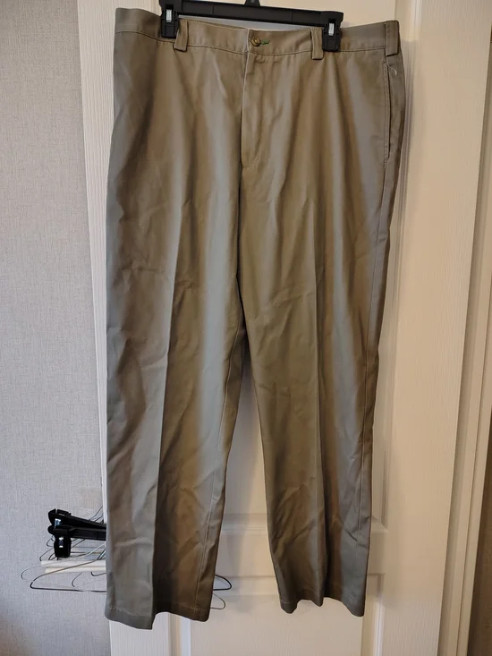 Tommy Hilfiger Men's Olive/Tan Dress Pants