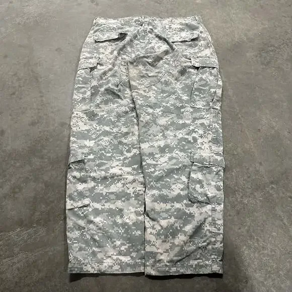 2000s U.S. Army ACU Camo Baggy Cargo Pants Military Trousers