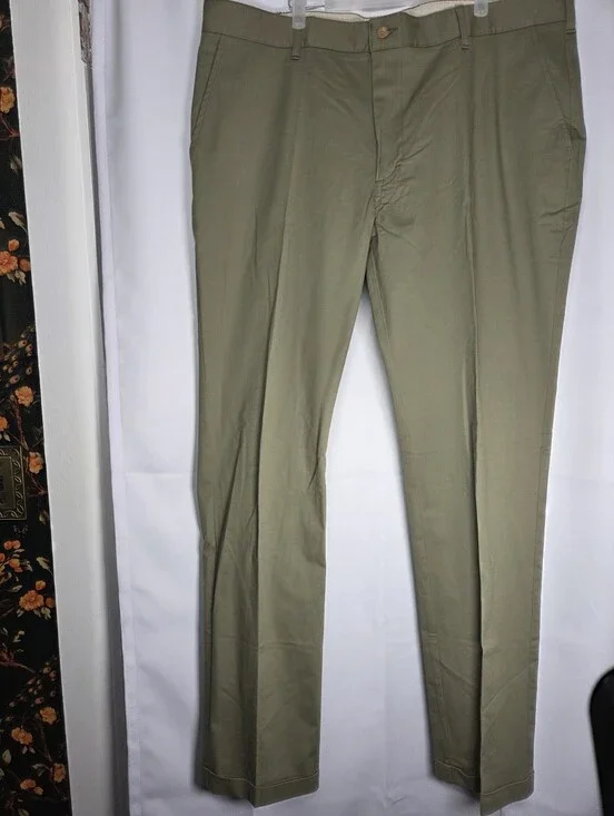 NWT Bills Khakis Stretch Twill Parker Chino Pants Green Men's 40 x 35  $248