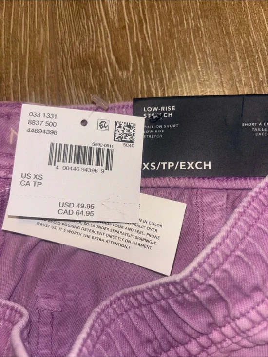 American Eagle Low-rise Stretch Women’s.  Bottoms in Lavender