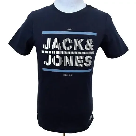 Jack & Jones Core NWT Short Sleeves Graphic Shirt Men S