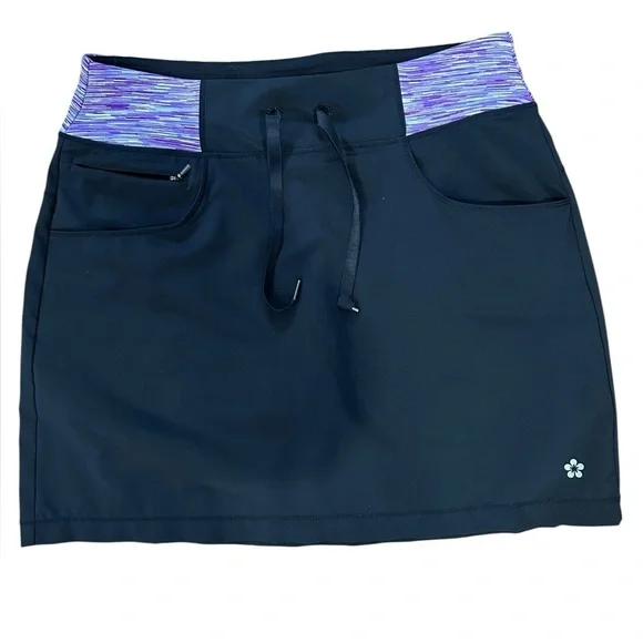 Tuff Athletics Black and Purple Skort