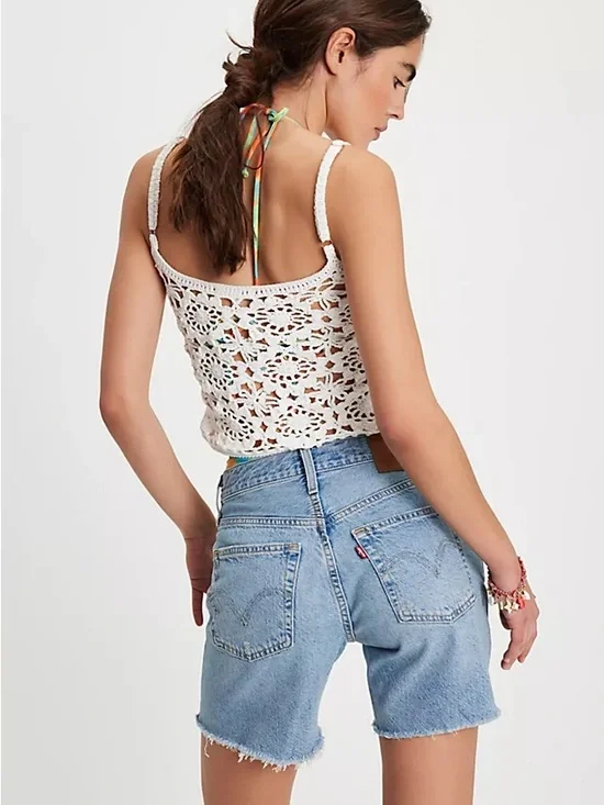 Levi’s 501 Mid-Thigh Fun Flare Shorts