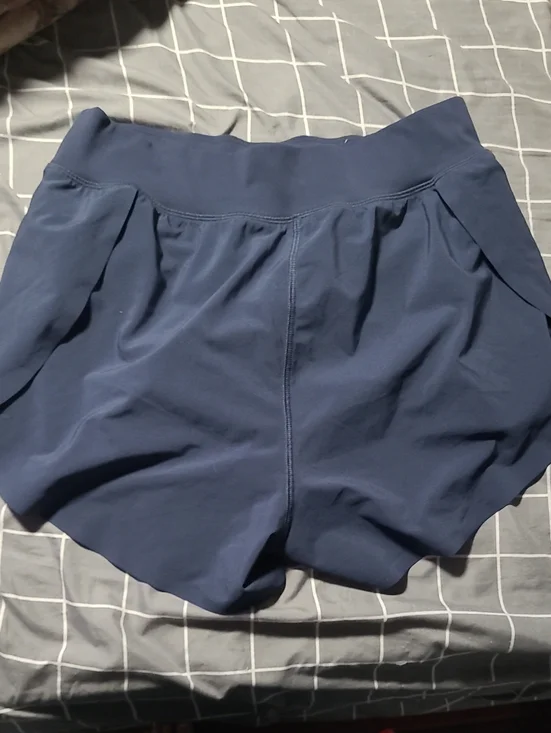 CRZ YOGA Grey High-Waist Athletic Shorts