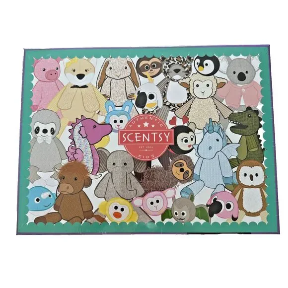 Scentsy Buddy Puzzle 1000 Piece Kids Plush Characters Sealed 2022 Adorable Plush