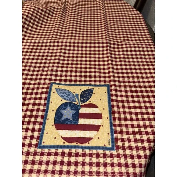 Vintage Tea‎ Towel Apple American Flag