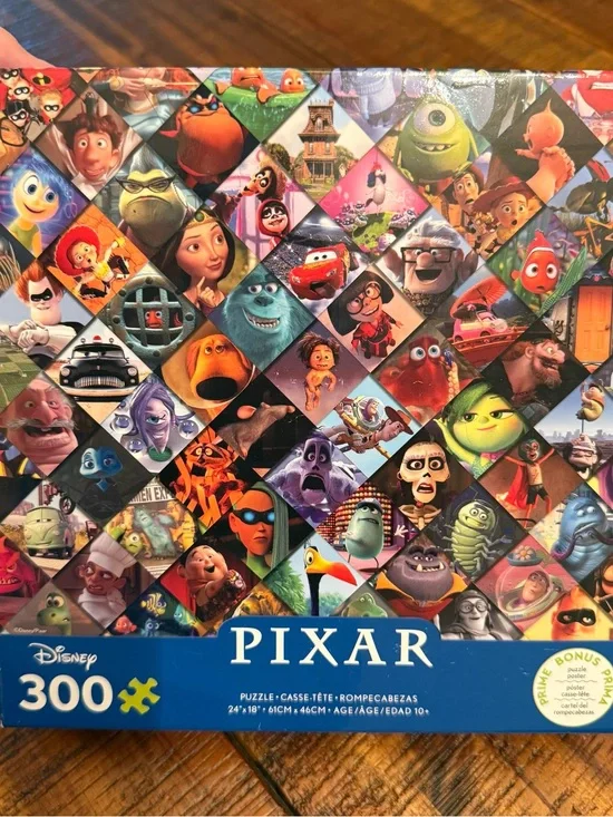 Disney Pixar Clips 300 Piece Puzzle Ceaco 42246 NEW SEALED Bonus Poster