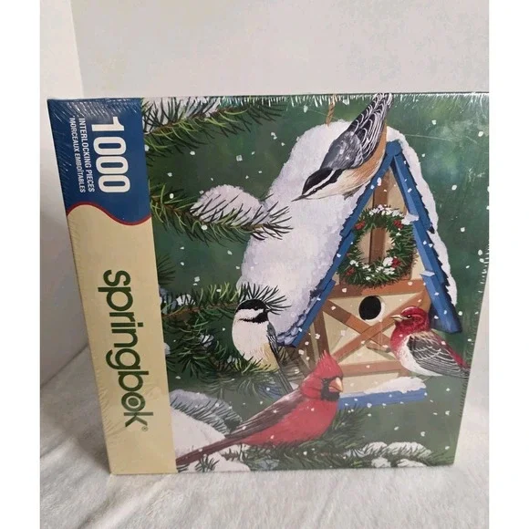 Springbok Winter‎ Cottage 1000 Piece Puzzle Brand New Sealed SEE DESCRIPTION