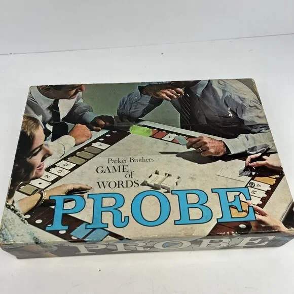 Vintage 1964 Parker Brothers Probe Game of Words Board Game Complete
