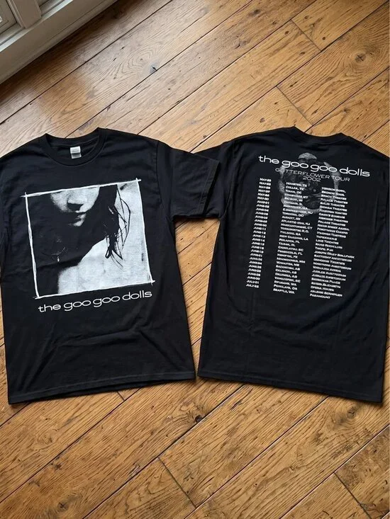 Goo Goo Dolls Summer Tour 2026 Abstract Logo Double Sided Graphic T-Shirt