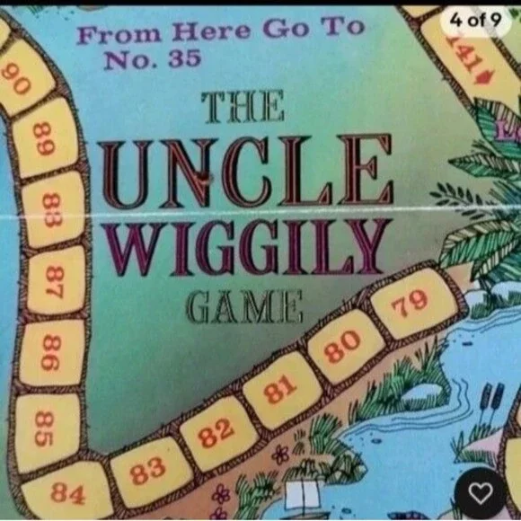 Vintage 1967 Uncle Wiggily Game Board Only Parker Brothers Replacement Part