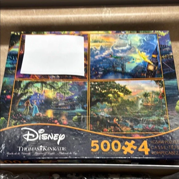 Three Disney 500 piece puzzles