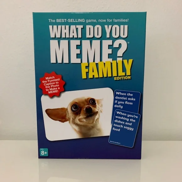 What Do you Meme? Board Game Family Addition Match Funny Captions to Make Memes