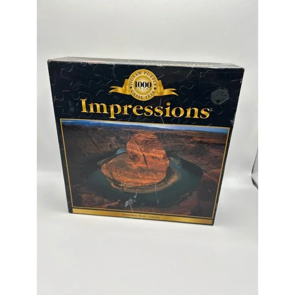 Impressions‎ Horseshoe Bend Arizona 1000 Piece Jigsaw Puzzle Sure-Lox NEW