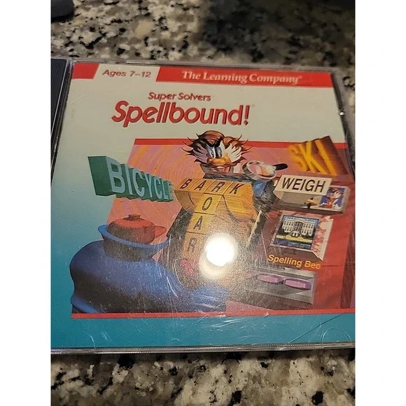 SUPER SOLVERS SPELLBOUND‎ The Learning Company CD-ROM 1996 Ages 7-12 Education