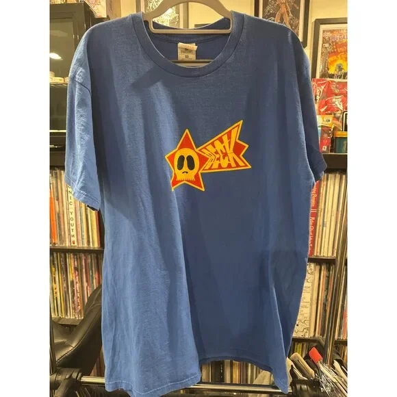 1999 Beck XL Blue T Shirt Skull FOTL Heavy Alt Indie‎