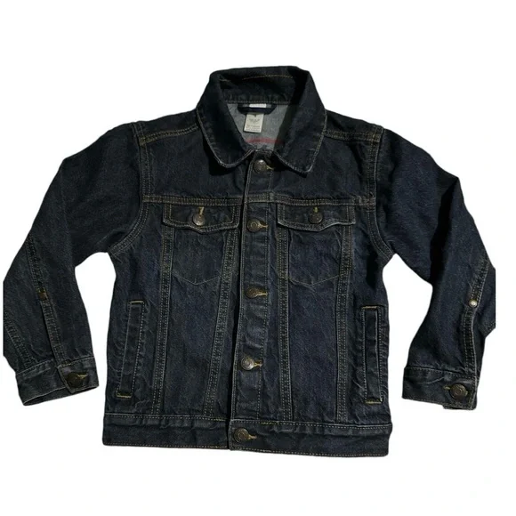 Oshkosh B’Gosh Denim Blue Jean Jacket Trucker Jacket, Size 6‎ Unisex Boys Girls