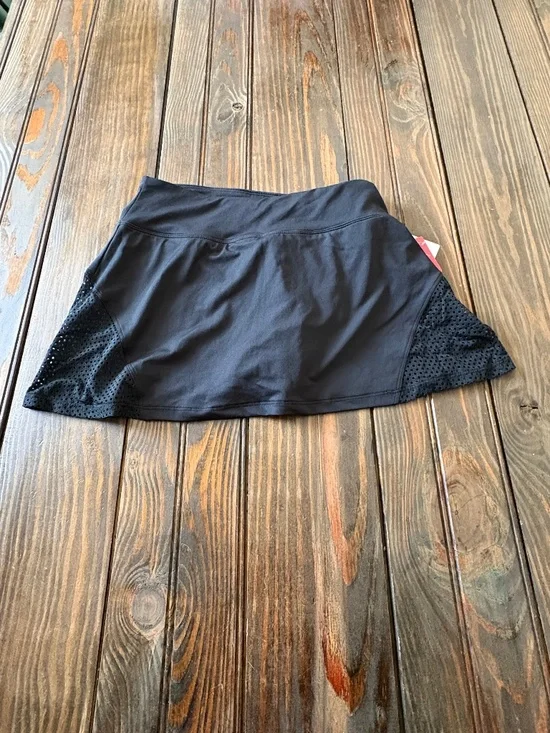 Marika Tennis Skirt Built In Shorts Black NWT S