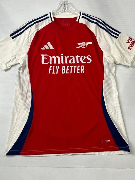 ADIDAS Arsenal 24/25 Home Jersey Men's Size M Betsca/White IT6141 NWT $100