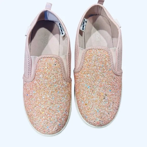 OshKosh B'gosh Soft Pink with Sparkle Slip Ons