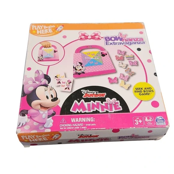Disney Junior Minnie Mouse Bownanza Seek and Find Bows Game‎ Spin Master