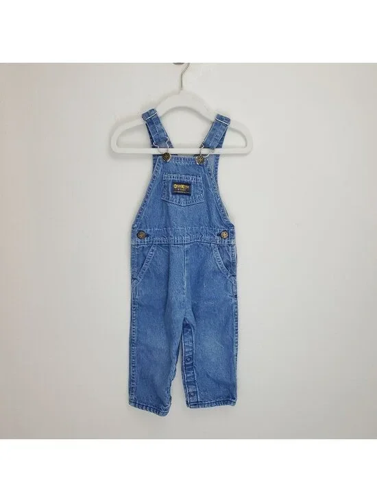 OshKosh B'Gosh vintage union label vestbak overalls
