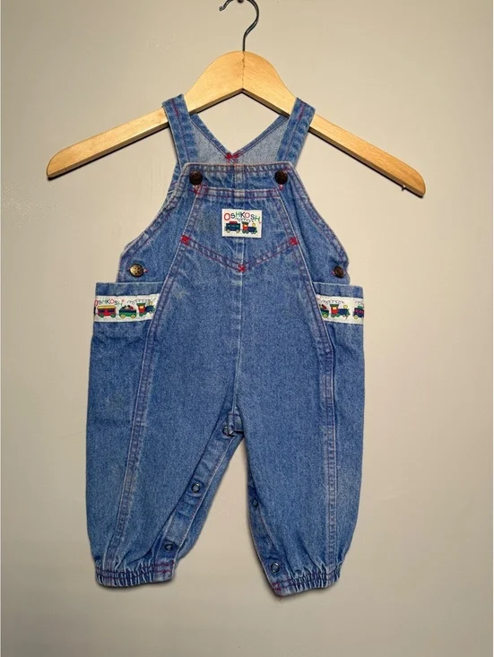 Vintage 1990s Oshkosh Overalls Size 12 Months
