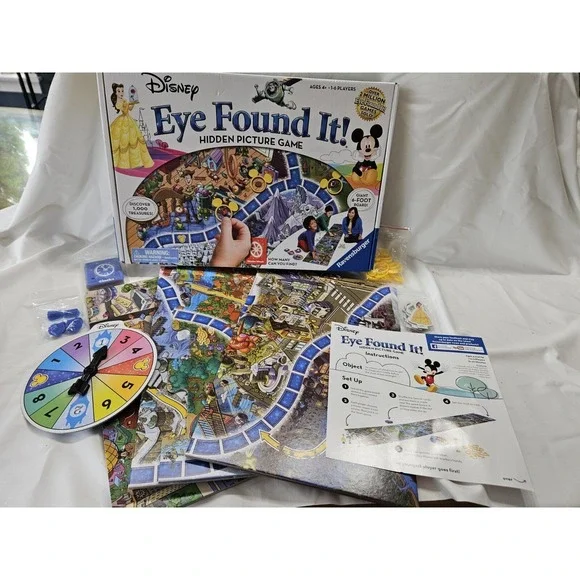 Disney Eye Found It Hidden Picture Board Game for Boys and Girls‎ Ages 4+