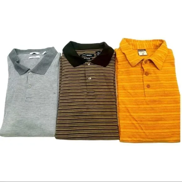 Lots of 3 PC's Men's Collared Shirts XXL