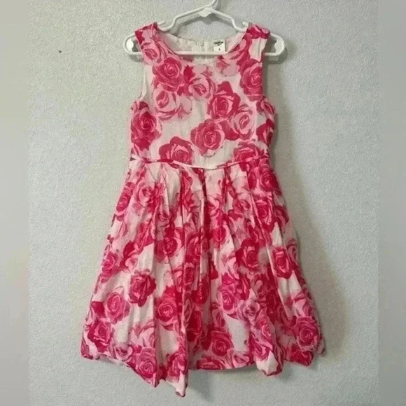 OshKosh B’gosh Vibrant Pink Floral Dress‎ size 6