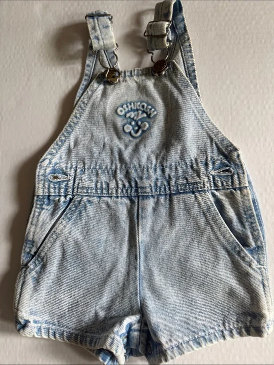 OshKosh B'gosh Light Blue Denim Shortalls