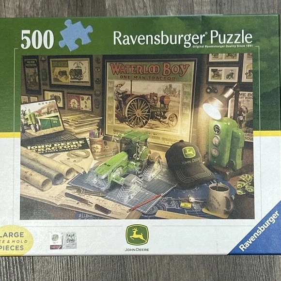 Ravensburger 500pc Puzzle JOHN DEERE Tractors History‎ 27