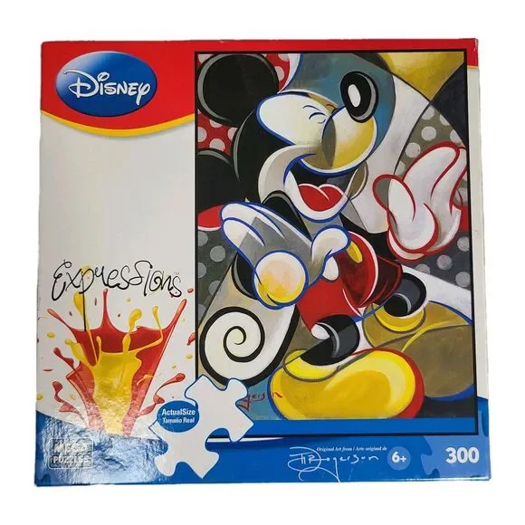 Disney Puzzle Knee Slapper Mickey Mouse Expressions 300 pc 18.94