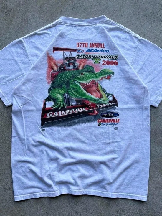 Vintage 2006 NHRA Gatornationals Drag Racing Tee