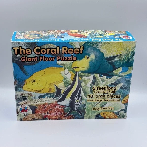 Frank Schaffer The Coral Reef Giant Floor Puzzle 48 Large Pieces FS-3745 5 Feet