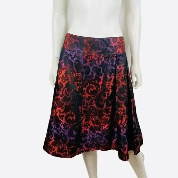 Lane Bryant A Line Skirt 20 Plus Size Metallic