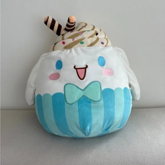Squishmallows Cinnamoroll Ice Cream Sundae Plush Sanrio Hello Kitty 12” 2023