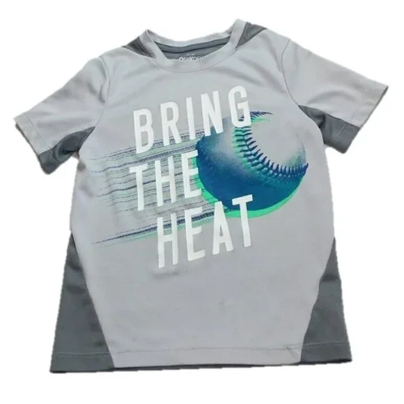 OshKosh B'gosh Kids Bring The Heat Baseball Tee