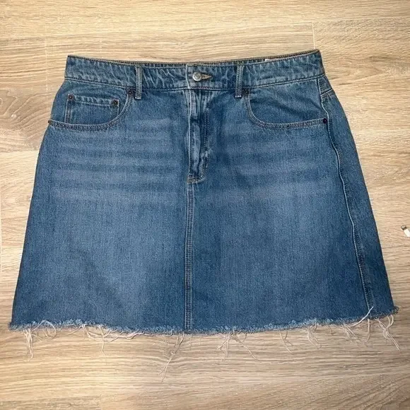 Old navy denim jean skirt high‎ waisted