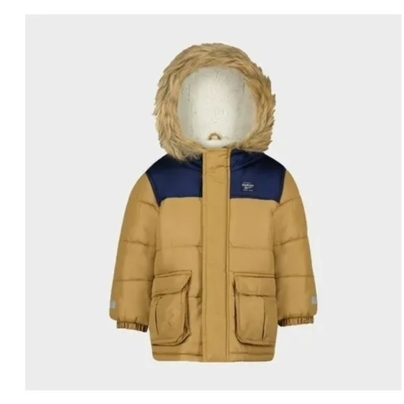 OshKosh B’gosh Toddler Boys' Colorblock Jacket Beige Size 24M