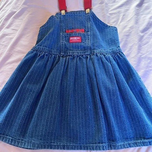 Vintage OshKosh B'gosh Denim with Colorful Patches