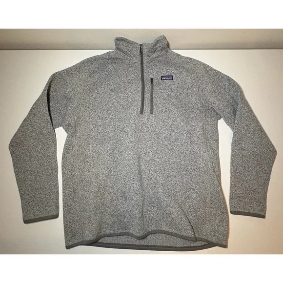 Patagonia Men's Quarter Zip Fleece Pullover | Gray | XL