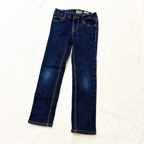 Toddler Girls Skinny Jeans sz 5 adjustable waist tabs Jeans
