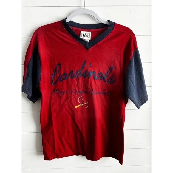 Lee St Louis Cardinals Vintage T-shirt‎  XL 0564