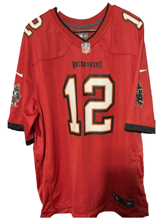 Tampa Bay Buccaneers Tom Brady Jersey Men’s Size XXL Red