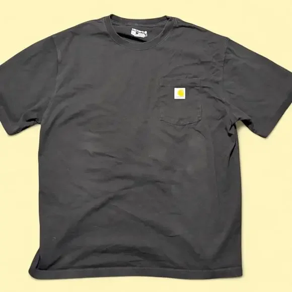 Black carhartt embroidered loose fit