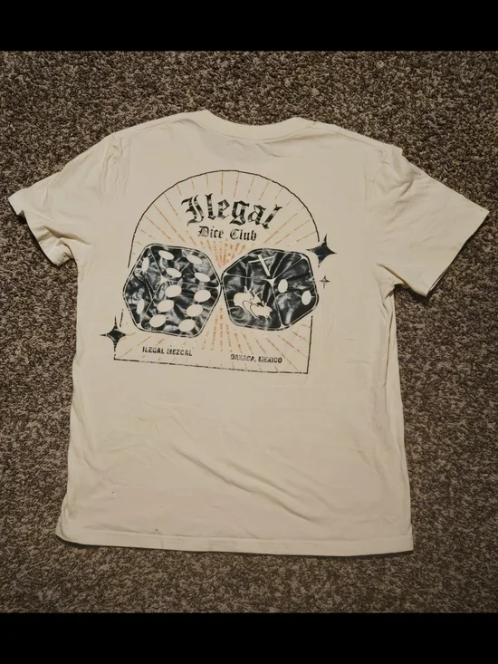 Ilegal Dice Club Graphic Tee - Cream